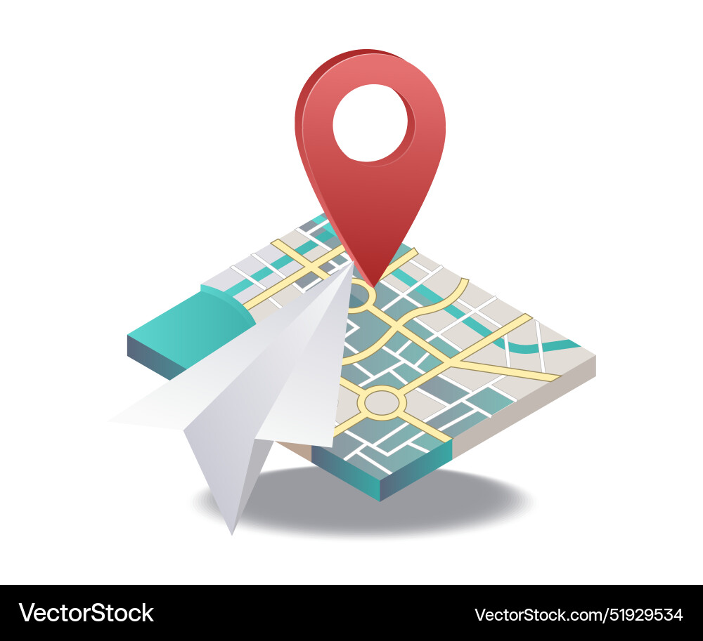 Location navigation information on maps Location navigation information on maps vector image