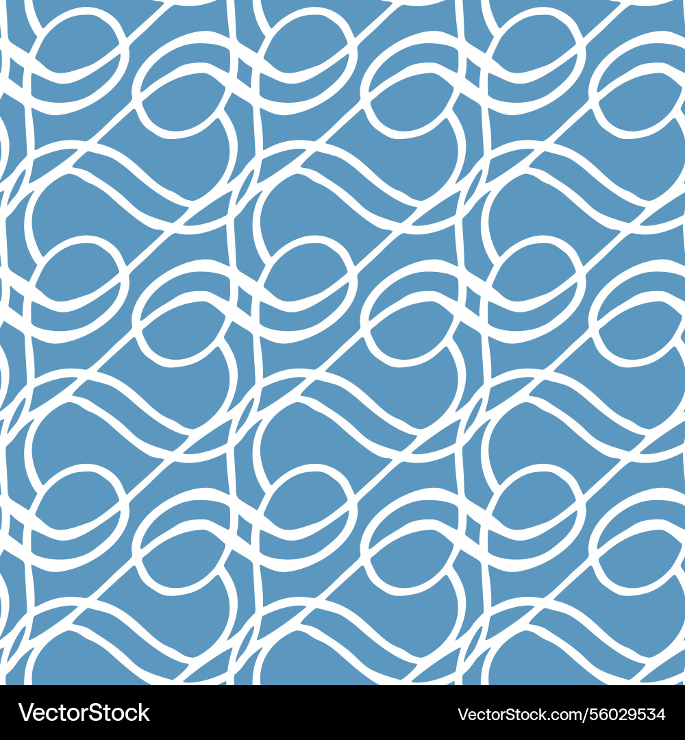 Seamless pattern with a simple abstract drawing vector image