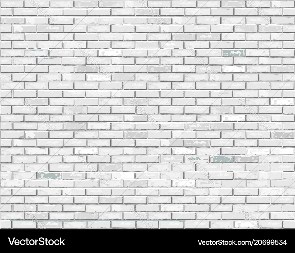 White Brick Wall Texture Royalty Free Vector Image