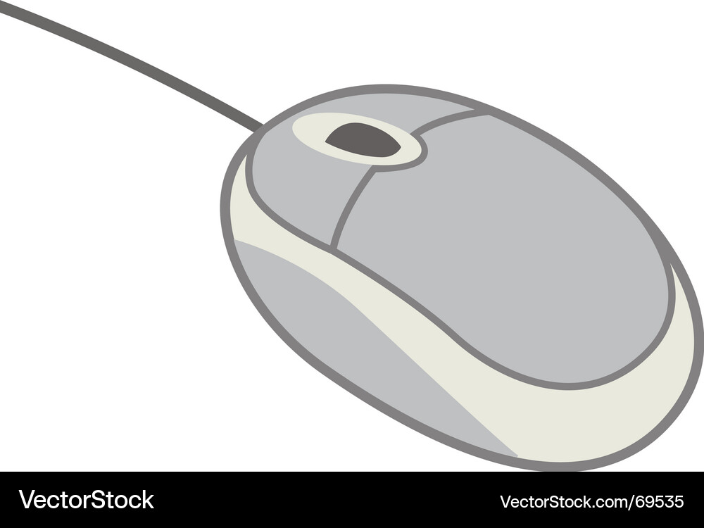 Cartoon Mouse Icon Vector Image