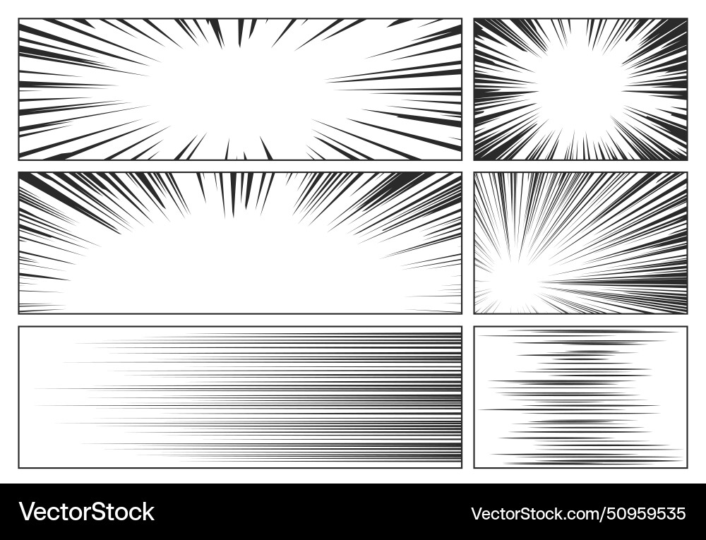 Dynamic Speed Lines - Motion & Energy Vector Image