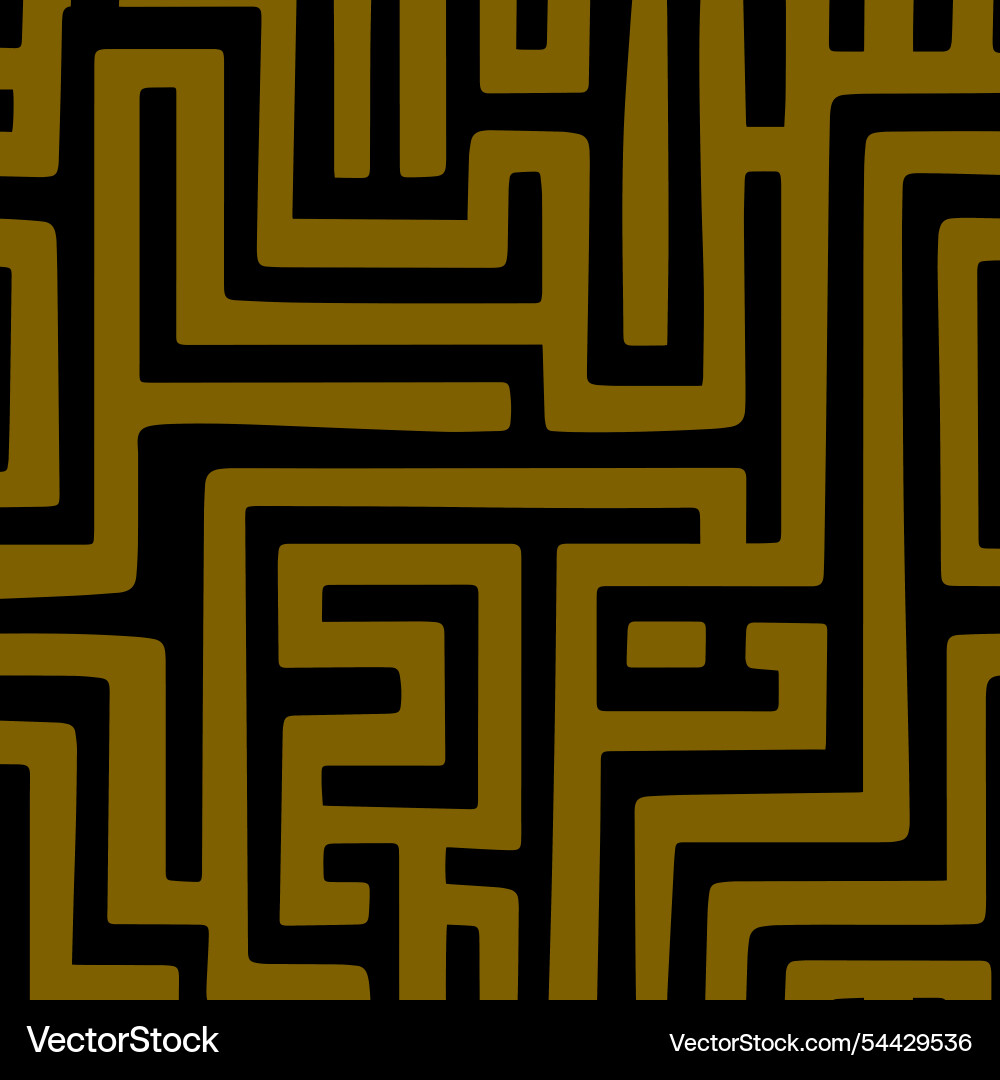 Abstract maze pattern Vector Image