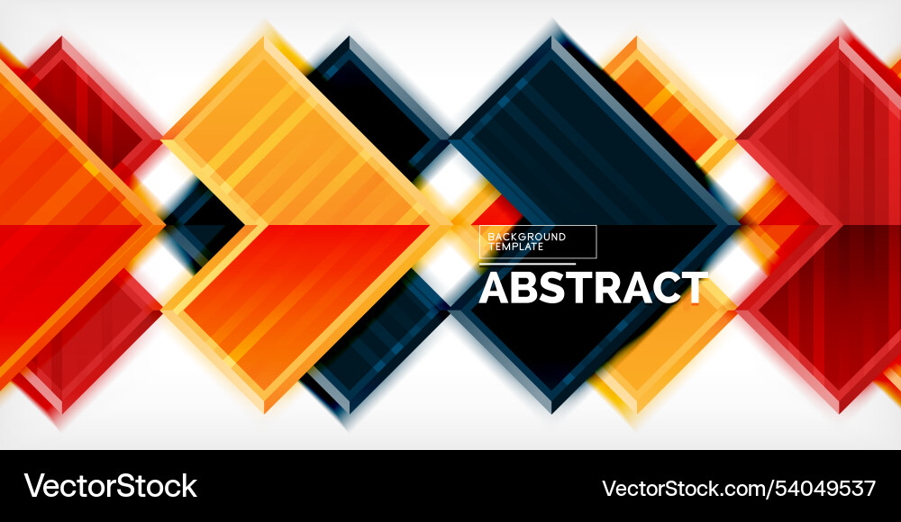 Arrow symbols created with 3d effects and line Vector Image