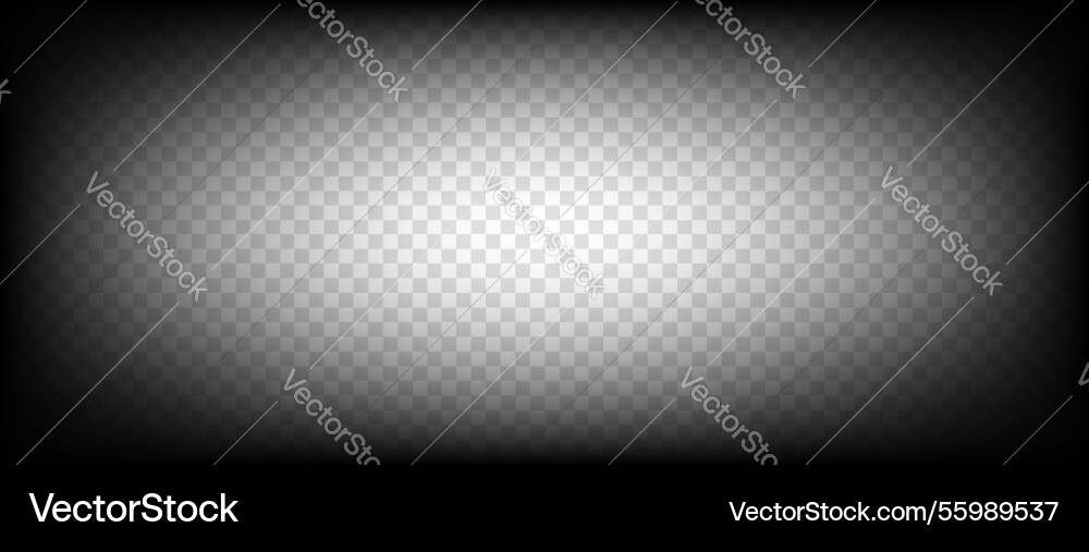 Black round vignette gradient background on grid Vector Image