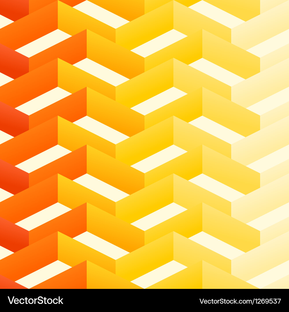 Retro zigzag pattern vector image