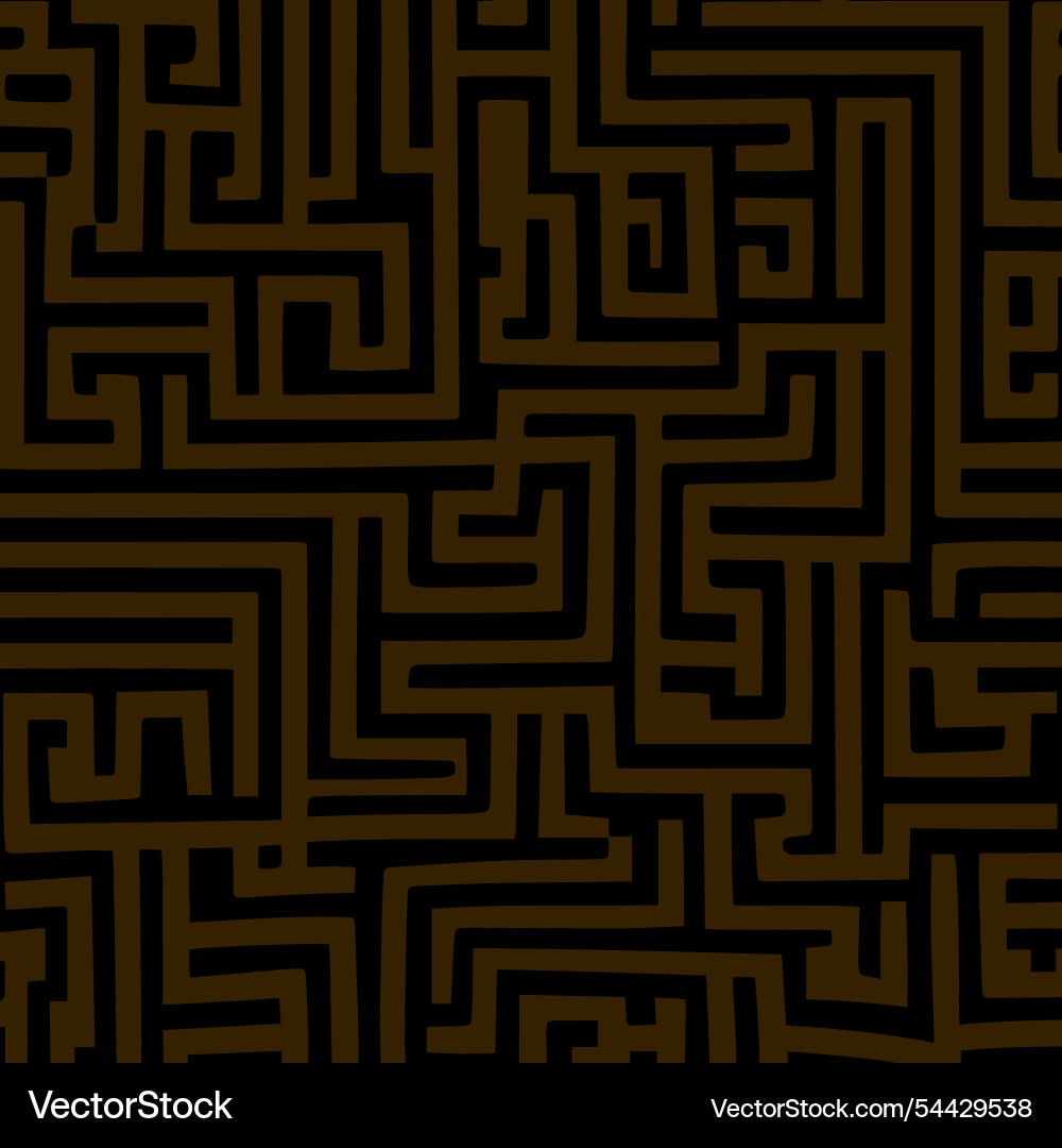 Abstract maze pattern Vector Image