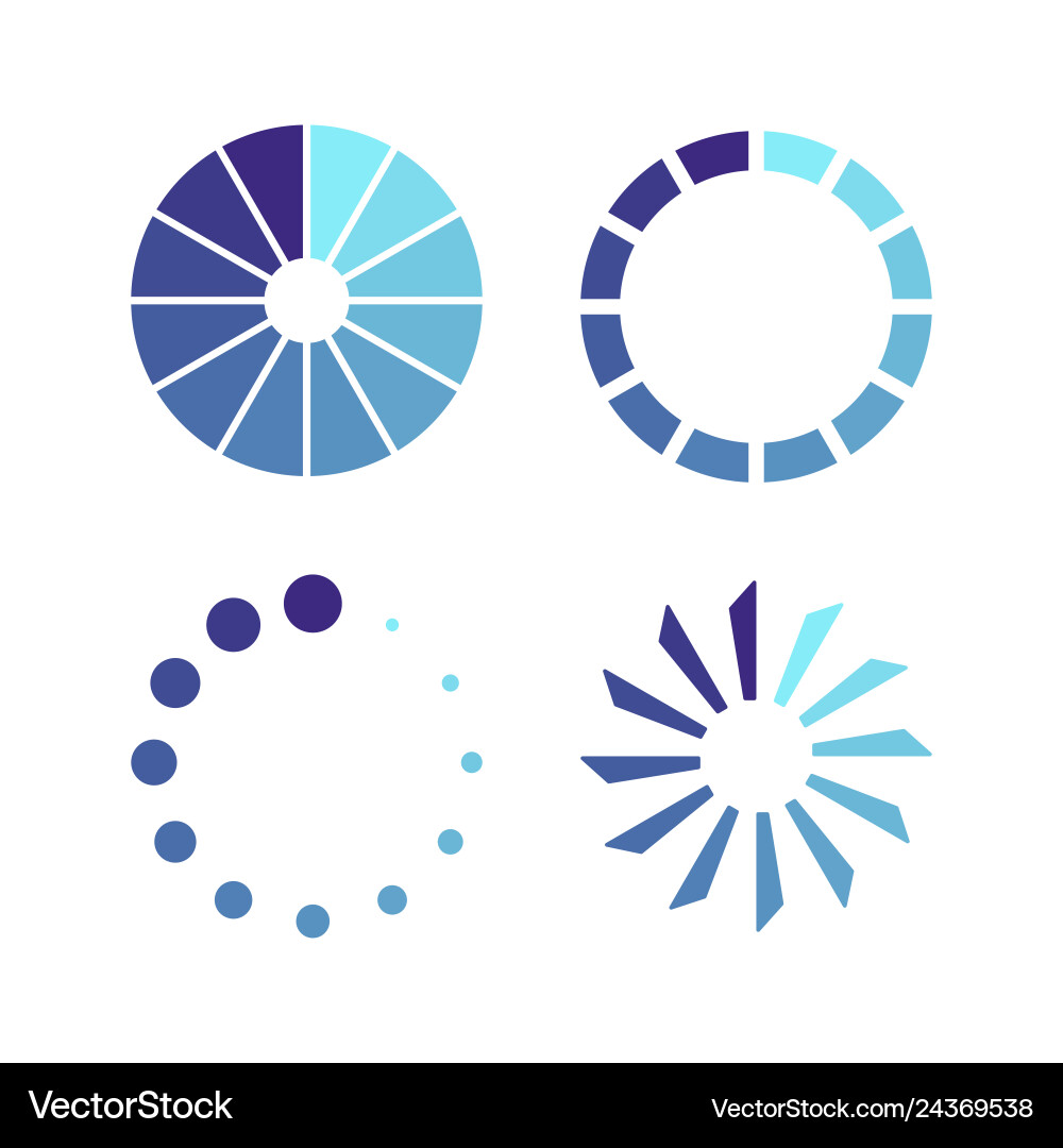 Isolated loading icon Isolated loading icon vector image