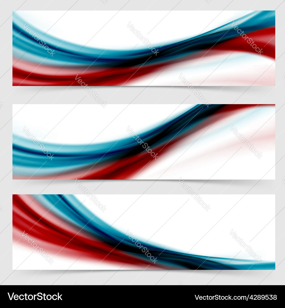Smooth swoosh header footer web abstrakt Vektorbild