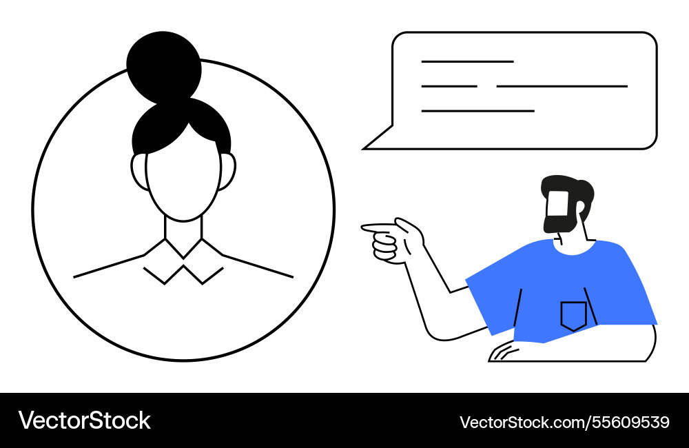 Communication and networking a human interaction Communication and networking a human interaction vector image