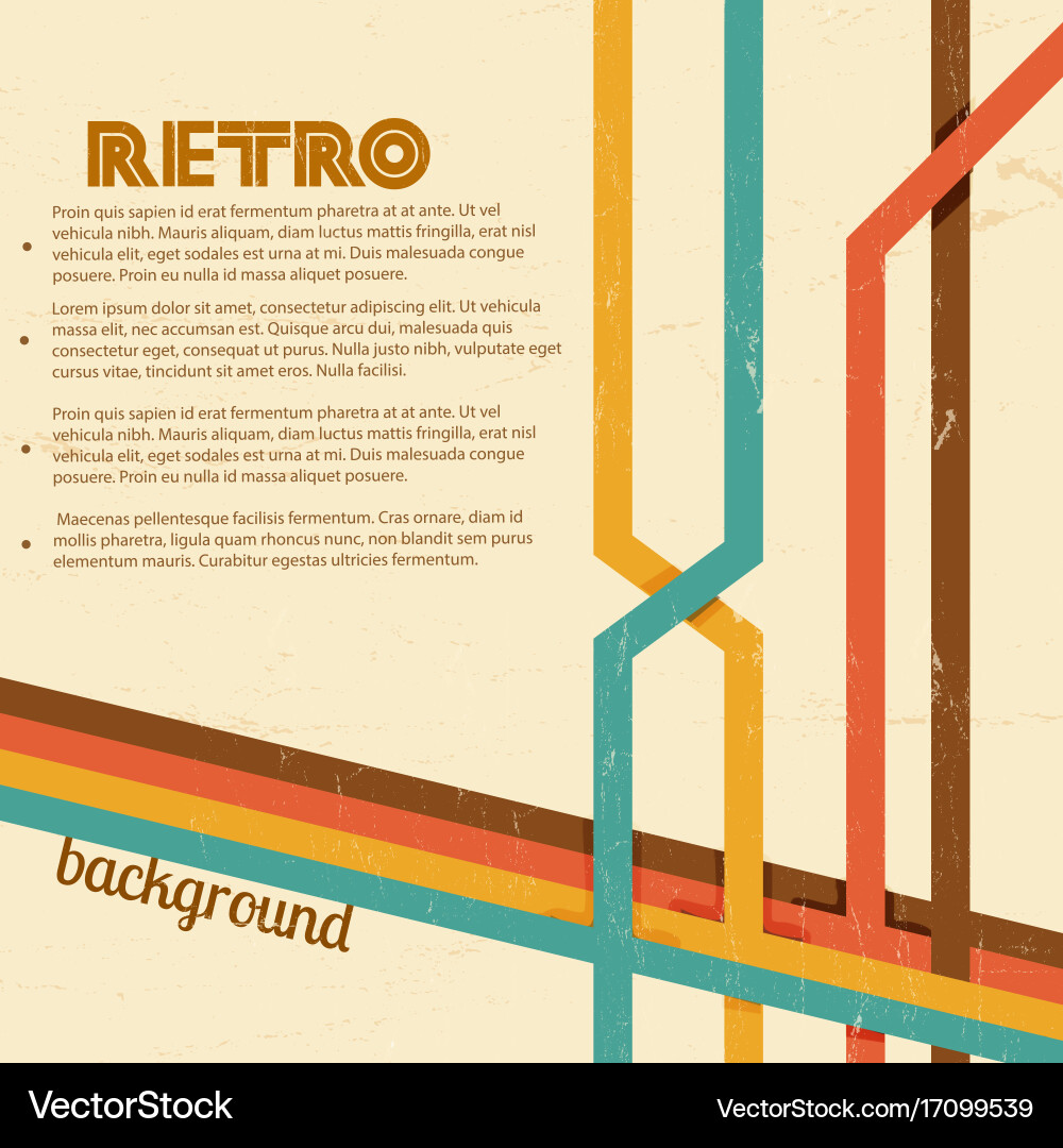 Retro Abstract Background vector image