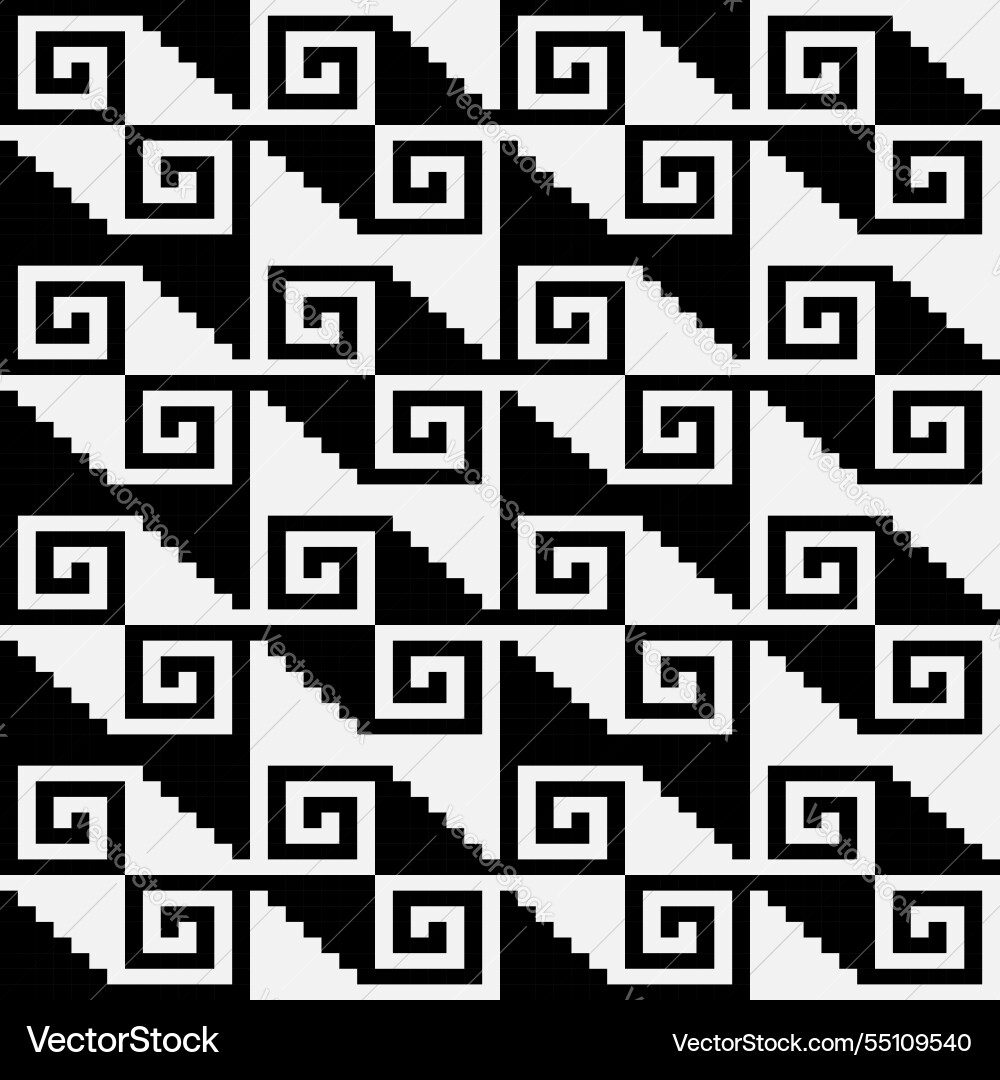 Seamless pattern repeating geometric Vector Image