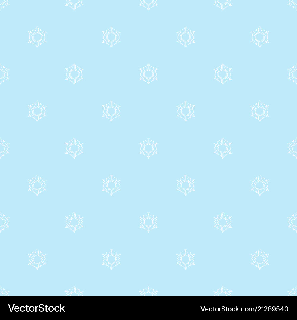 Seamless pattern with snowflakes Seamless pattern with snowflakes vector image