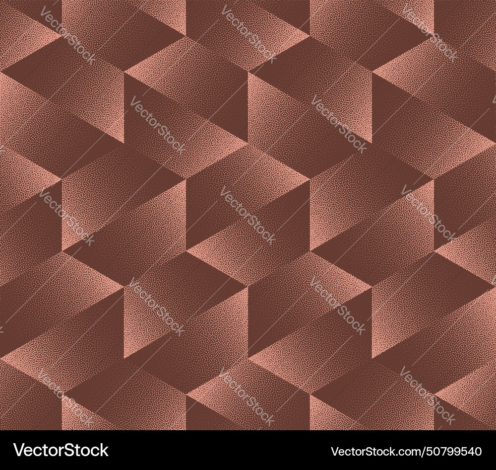 Split hexagons retro styled seamless pattern Split hexagons retro styled seamless pattern vector image