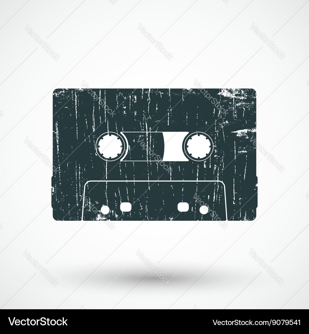 Audio cassette icon Royalty Free Vector Image - VectorStock
