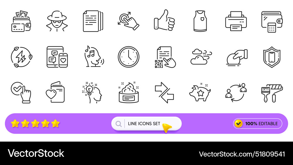 Copy documents fraud and user communication line Copy documents fraud and user communication line vector image