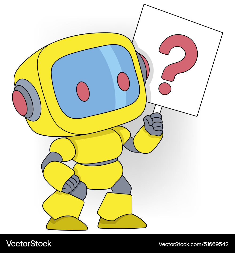 Robots with artificial intelligence that can Vector Image