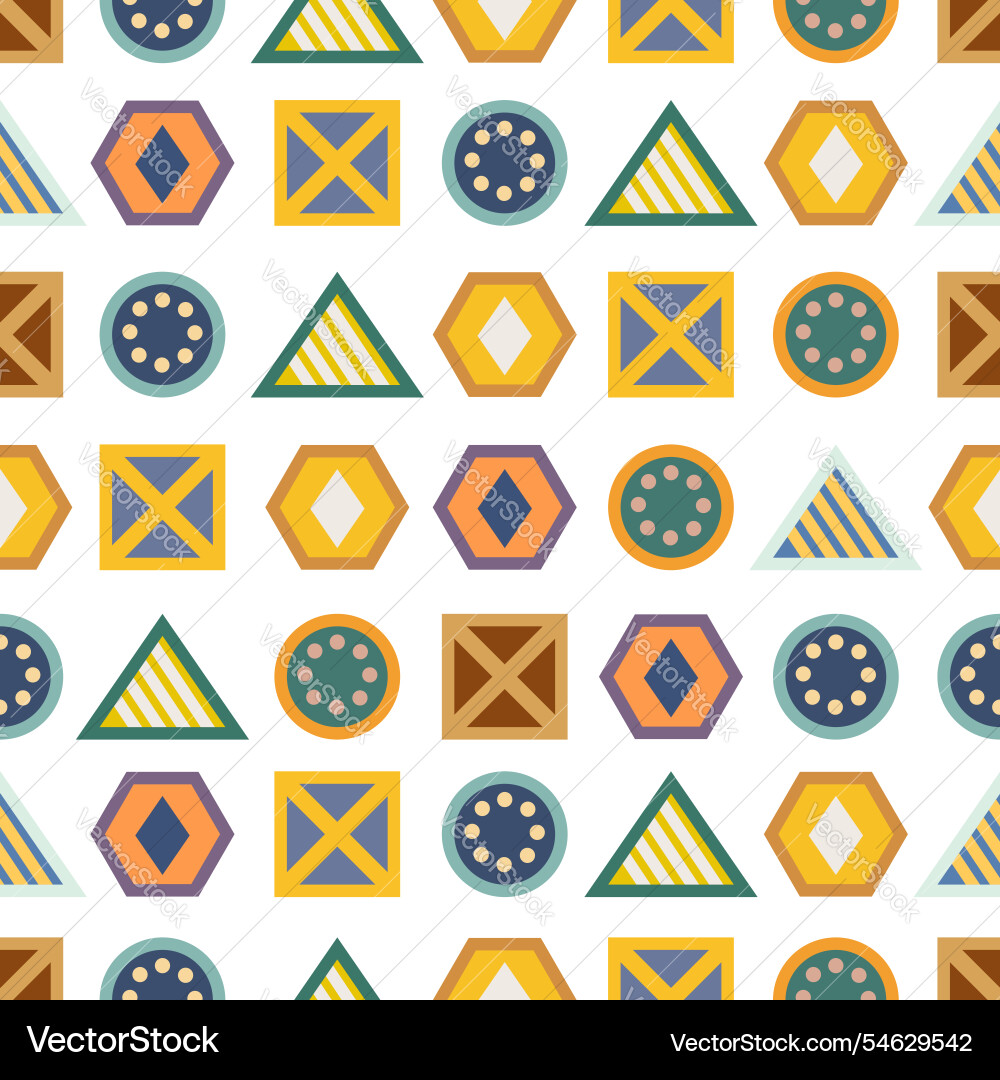 Seamless unique pattern creative background design Vector Image