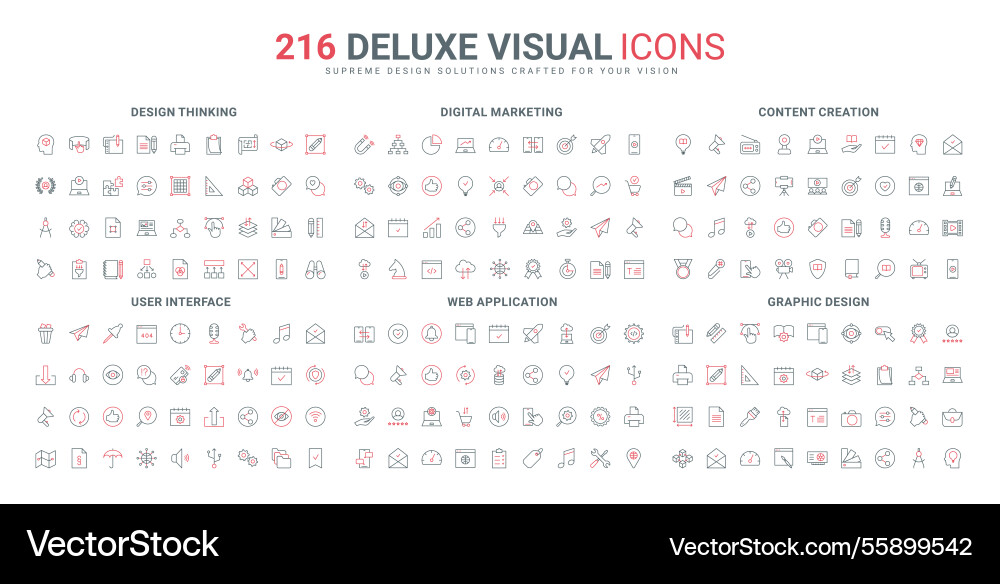 Ui and web applications filters marketing vector image