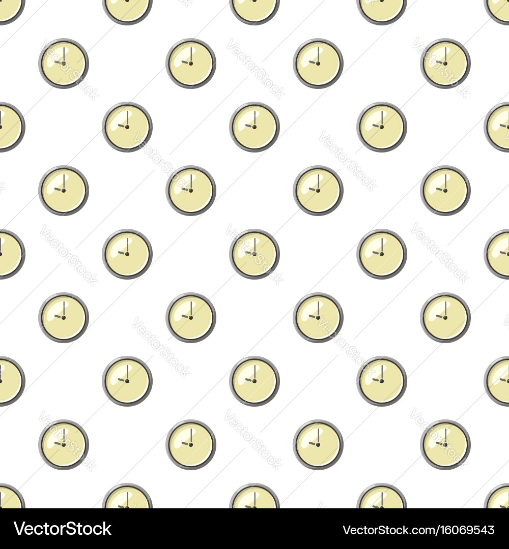 Clock pattern seamless Vector Image