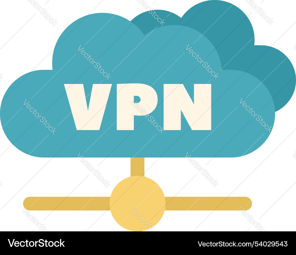Cloud computing vpn access providing secure Cloud computing vpn access providing secure Vector Image