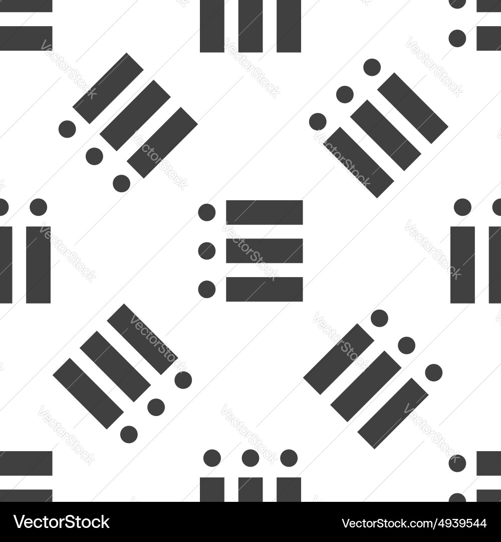 Dotted list pattern Vector Image