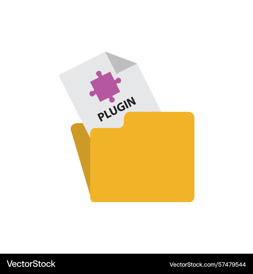 Ecommerce cms website plugins icon vector image