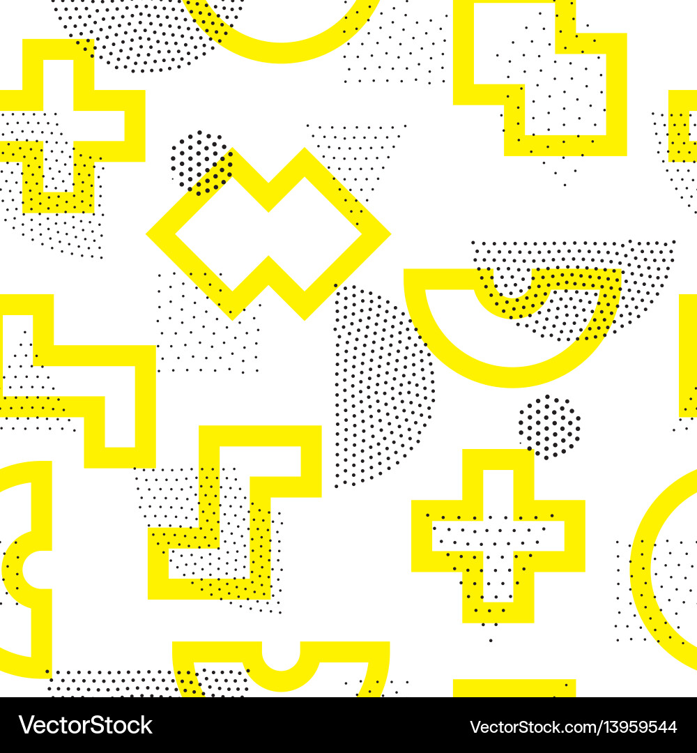Geometric Abstract Circles Pattern vector image