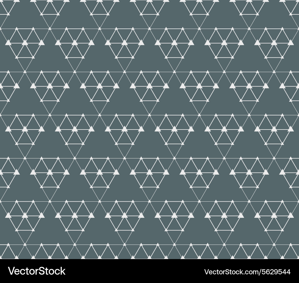 Geometric Triangle Connection Pattern Vector Image