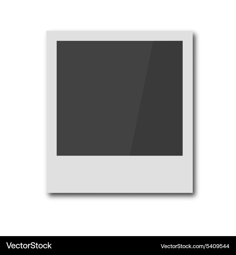 Retro Polaroid Frame vector image