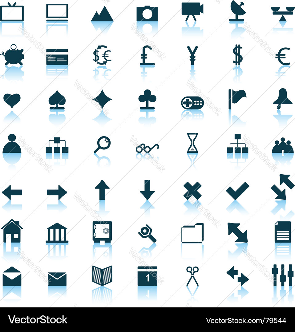 Web icons set Vector Image