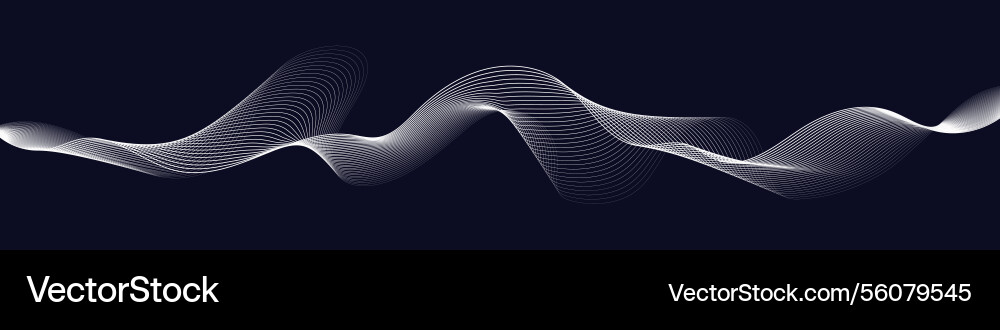 Abstract dynamic wave pattern white gradient Abstract dynamic wave pattern white gradient vector image