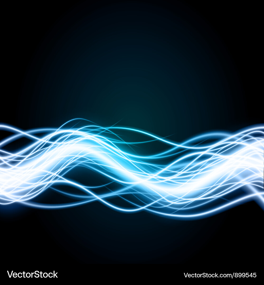 Abstract Flame Waveform Vector Image