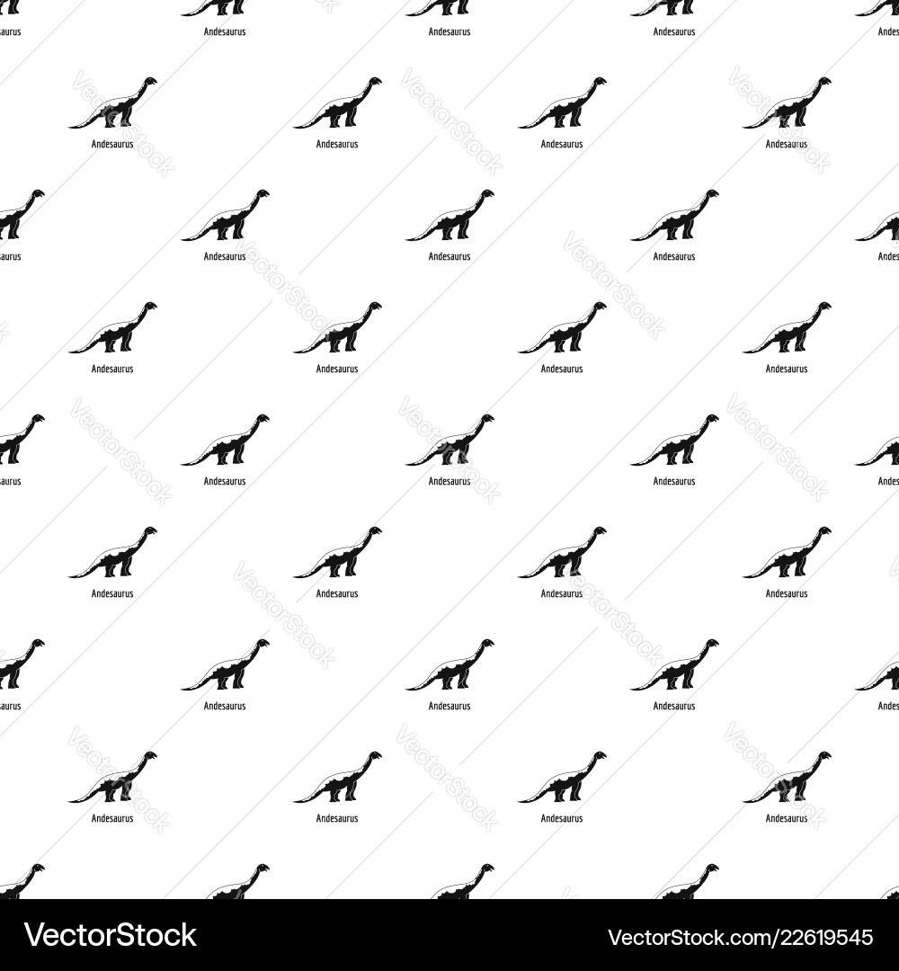 Andesaurus pattern seamless Andesaurus pattern seamless vector image