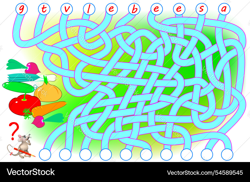 Logic puzzle game for study english need to find Logic puzzle game for study english need to find vector image