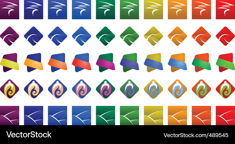 Logo elements Vector Image
