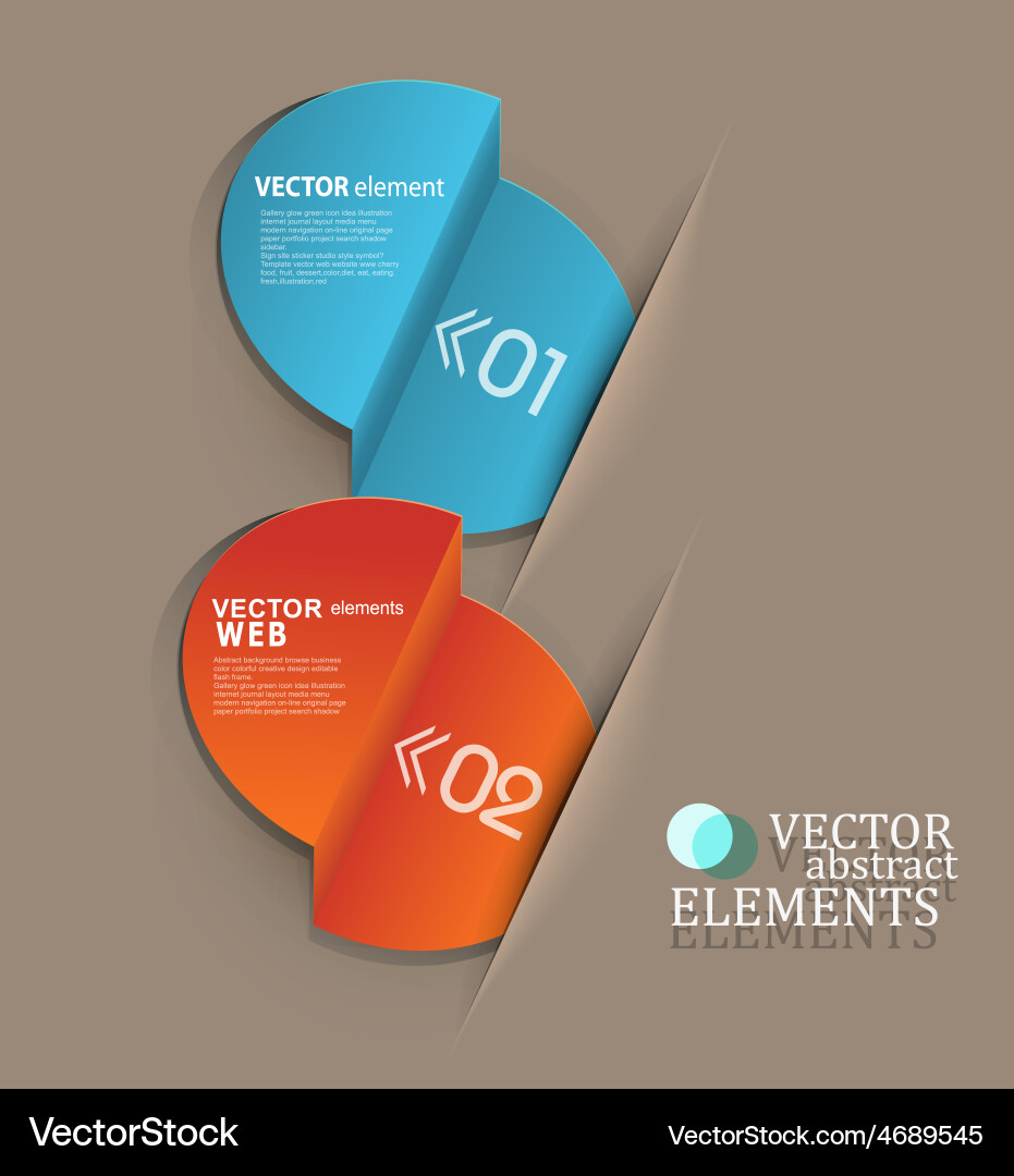 Modern Element Collection Vector Image