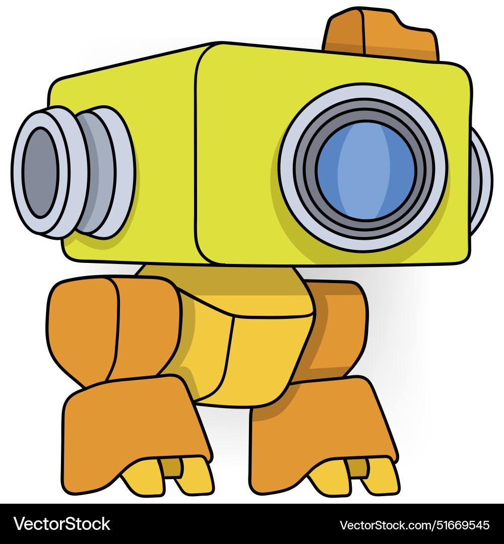 With artificial intelligence technology robots Vector Image