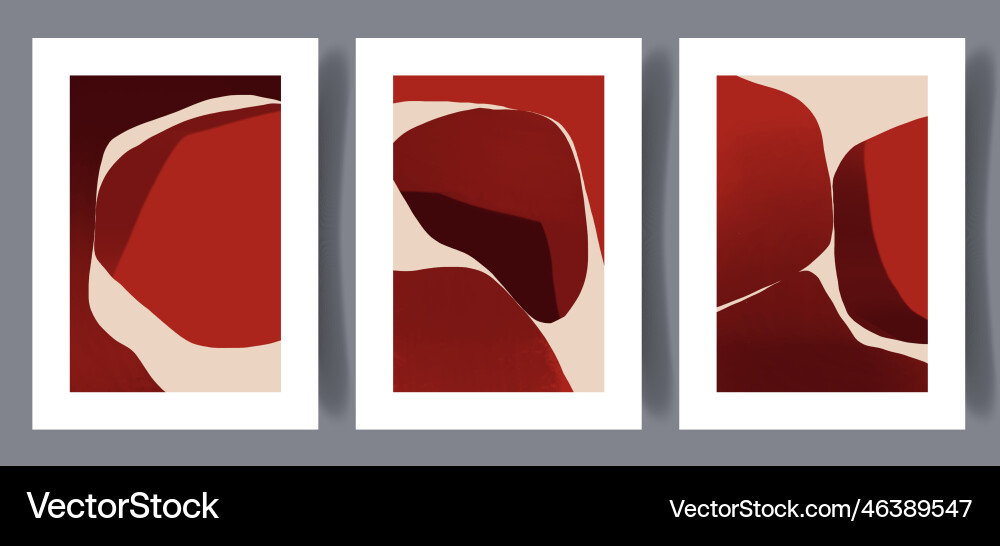 Abstract boho nordic element wall art print Abstract boho nordic element wall art print Vector Image