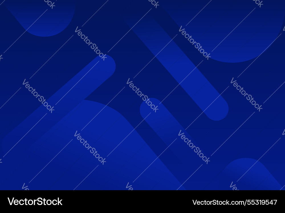 Blue abstract gradient shape effect background Vector Image