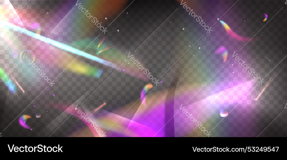 Horizontal background with rainbow flare effect Horizontal background with rainbow flare effect vector image