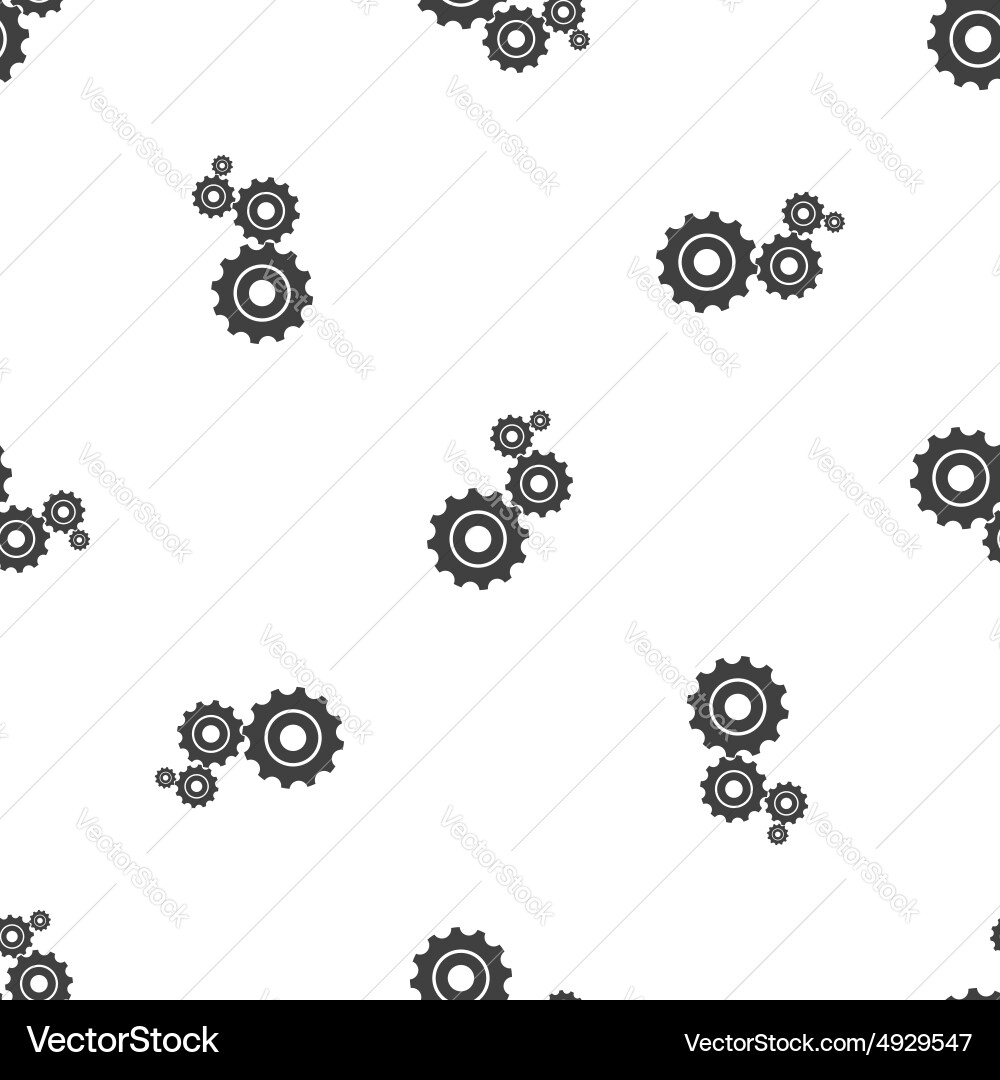 Settings pattern vector image