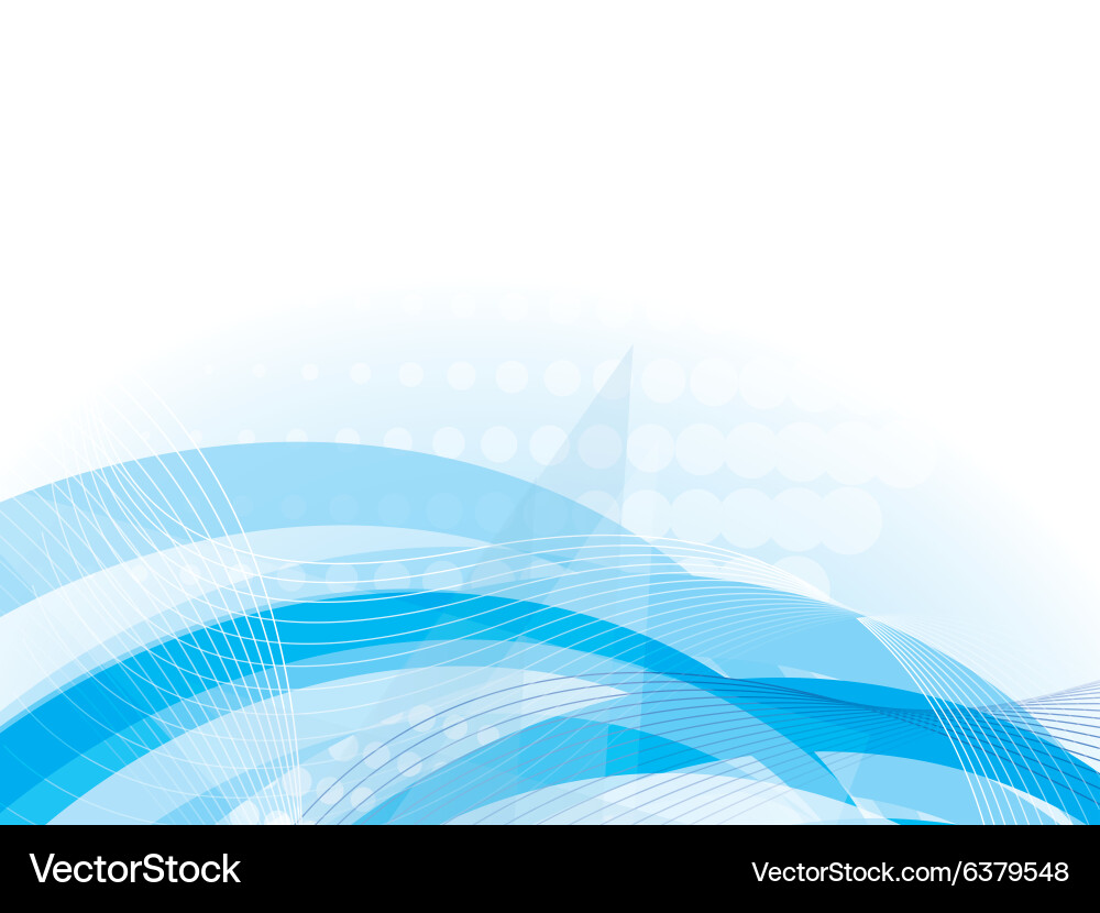 Abstract background with waves and lines Vector Image
