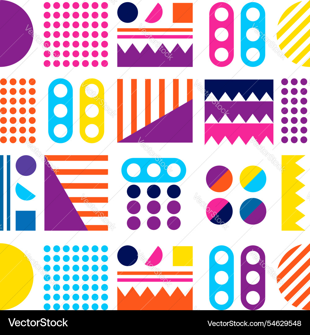 Seamless unique pattern creative background design Vector Image