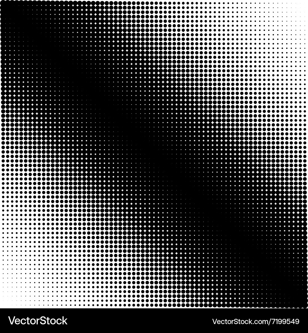 A halftone pattern vector image