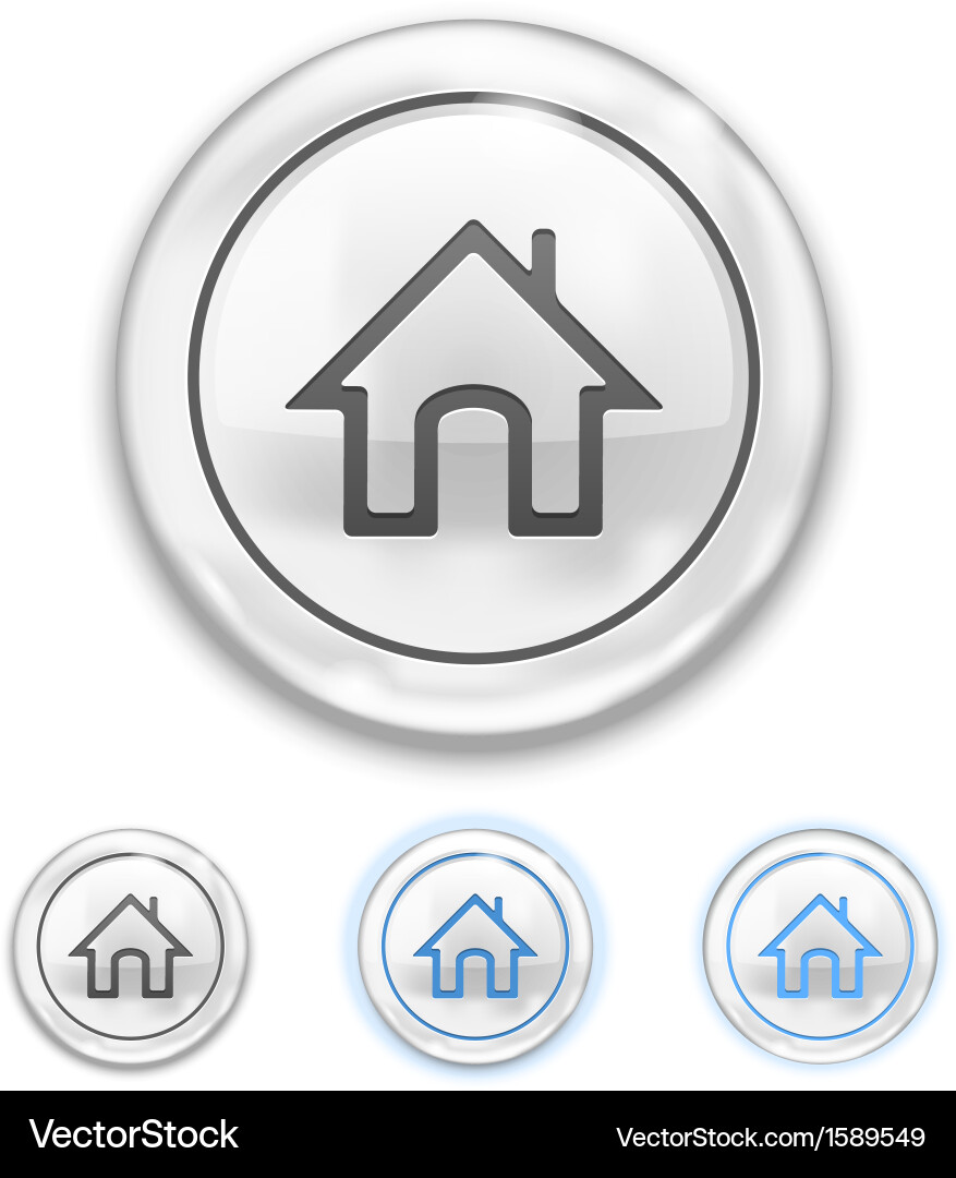 Home Button Icon Vektorbild