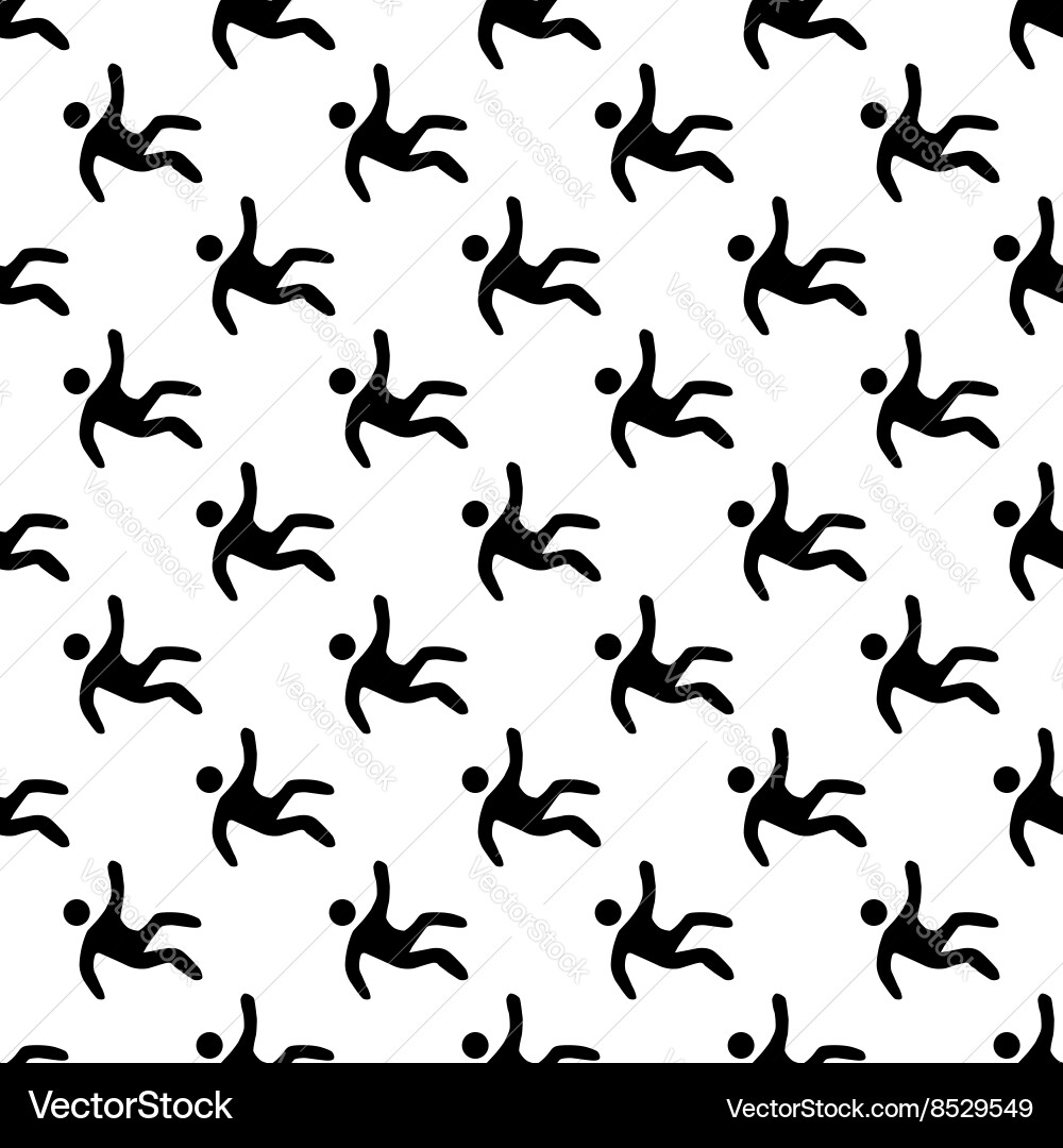 Wet floor pattern seamless vector image