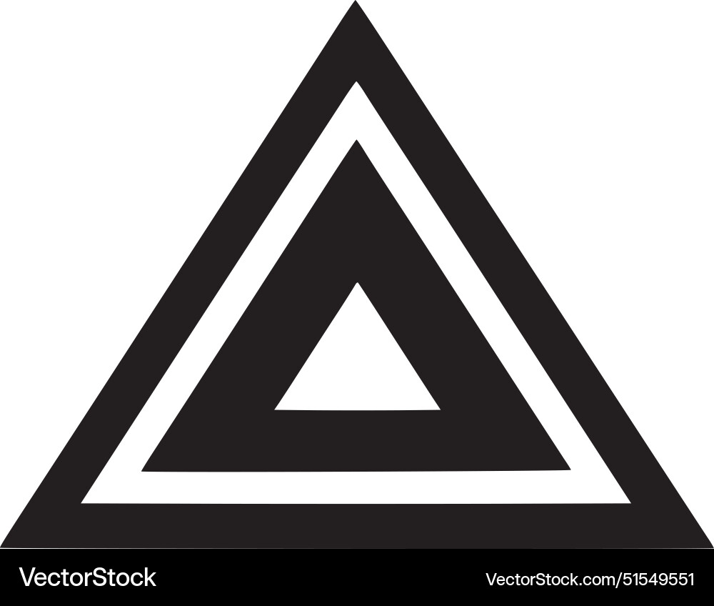 Dreieck - hochwertiges Logo ideal für T-Shirt Dreieck - hochwertiges Logo ideal für T-Shirt vektorbild