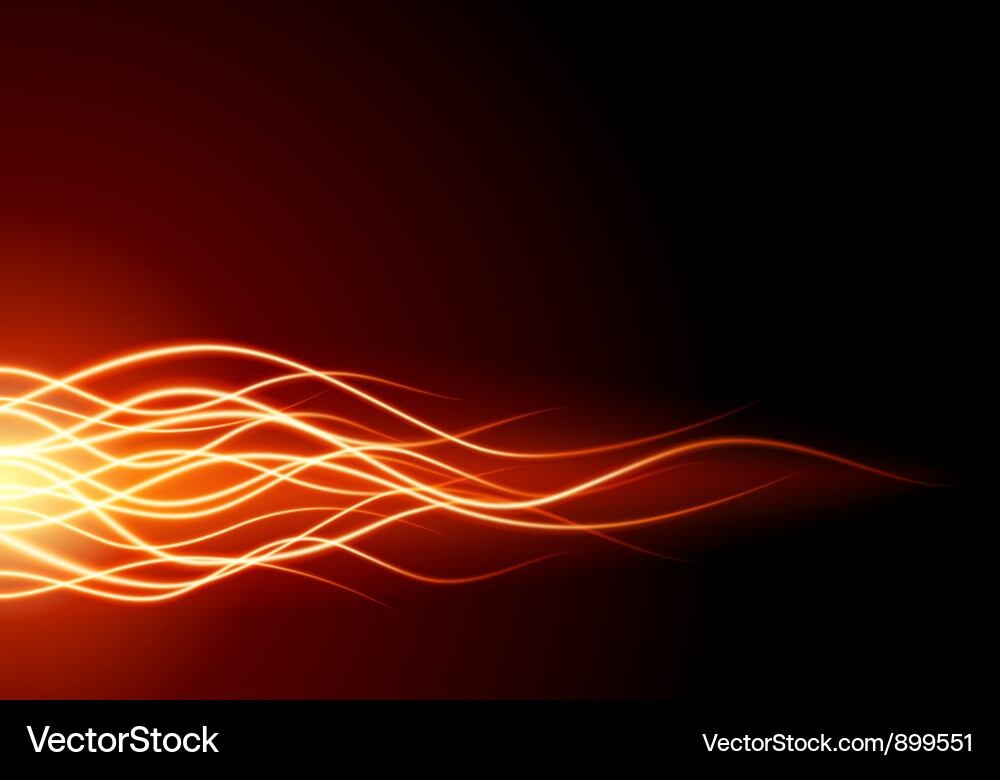 Dynamic Flame Burst Vector Image