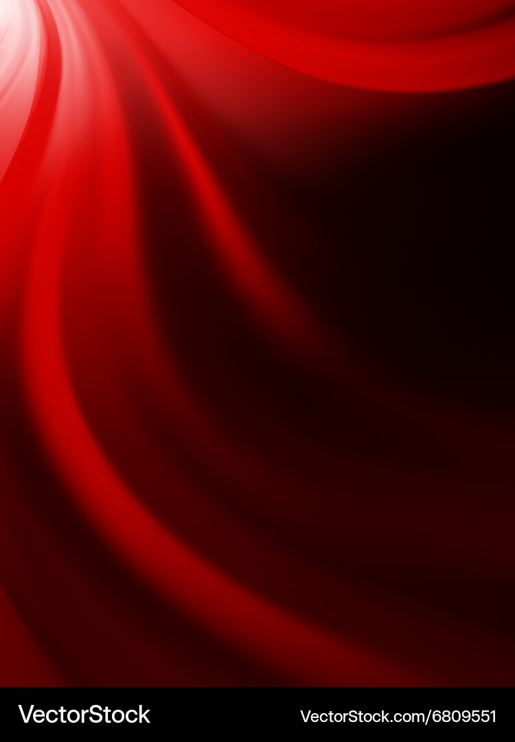 Dynamic Red Flame Abstract Background Vector Image