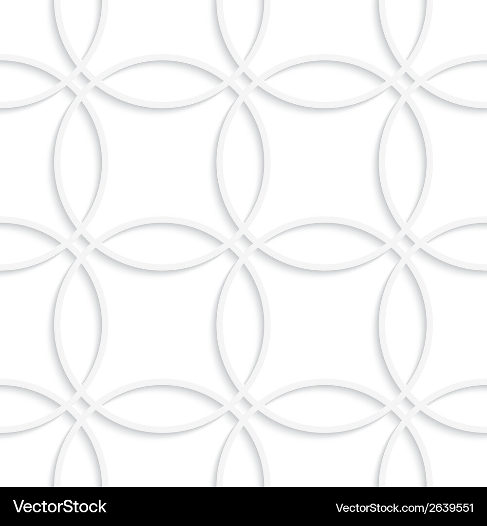 Intersecting Circles Pattern Vector Image